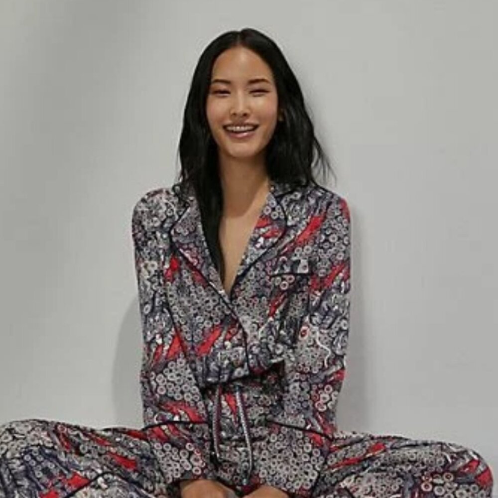 NWT Anthropologie Menagerie Pajama set (top + bottom) S